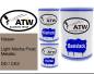 Preview: Nissan, Light Mocha Frost Metallic, DD / CK3: 500ml Lackdose + 500ml Klarlack + 250ml Härter - Set, von ATW Autoteile West.